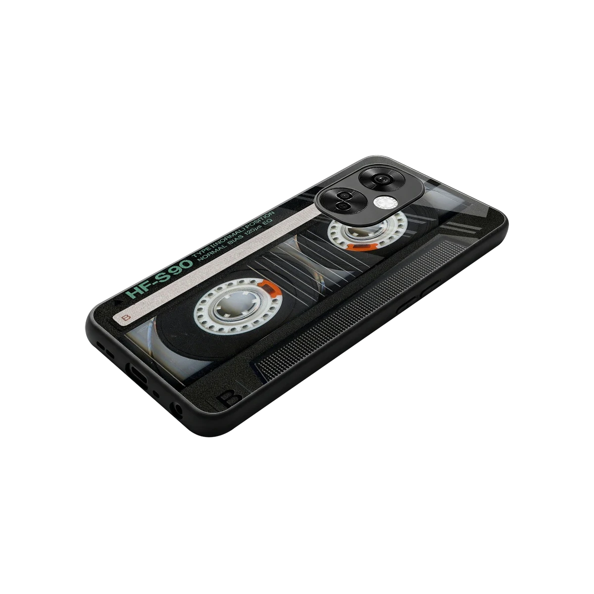 Cassette Tape stylish phone case for oneplus nord ce 3 lite | glossy glass and slim fit
