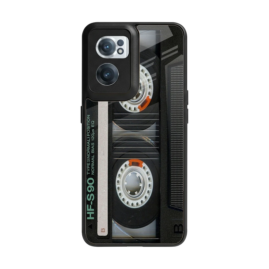 Cassette Tape back phone cover | glass case for oneplus nord ce 2