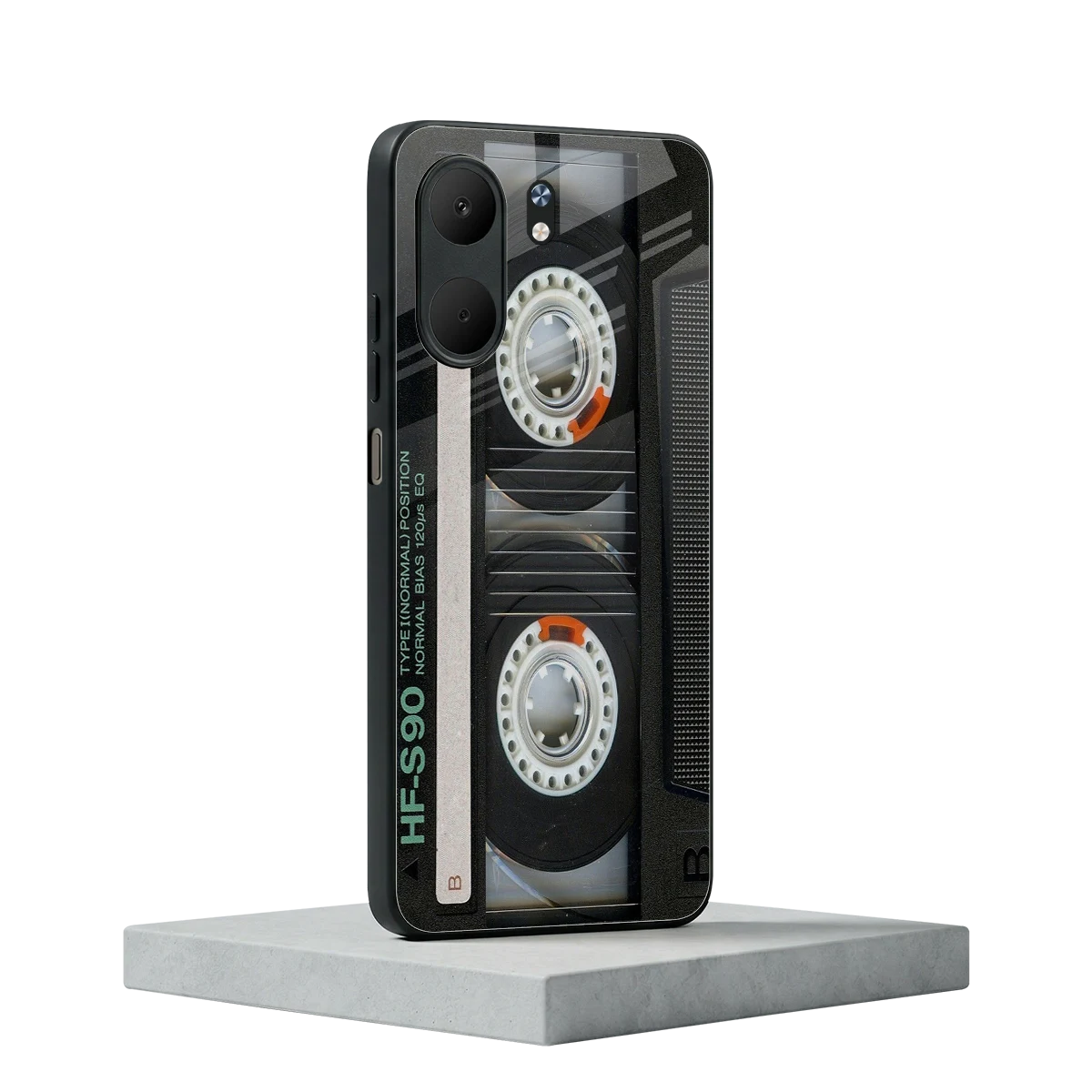 Cassette Tape oppo a5x 5g mobile cover | shockproof glass phone case