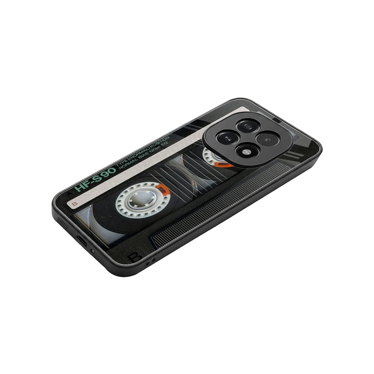 Cassette Tape stylish phone case for oppo f29 5g | glossy glass and slim fit