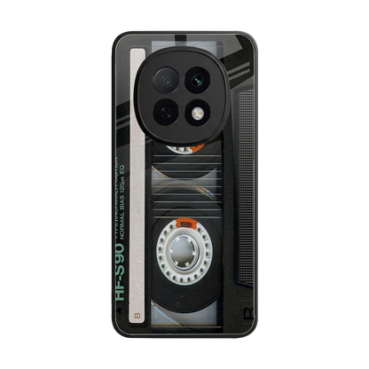 Cassette Tape back phone cover | glass case for oppo f29 pro 5g