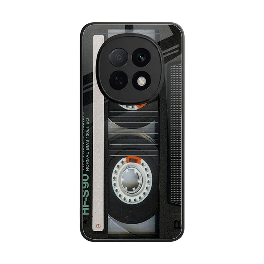 Cassette Tape back phone cover | glass case for oppo f29 pro 5g