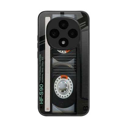 Cassette Tape back phone cover | glass case for oppo f31 pro 5g