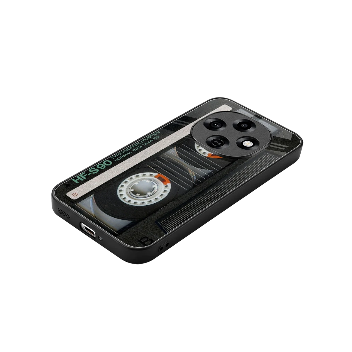 Cassette Tape stylish phone case for oppo f31 pro 5g | glossy glass and slim fit