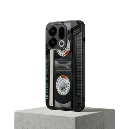 Cassette Tape oppo find x9 mobile cover | shockproof glass phone case