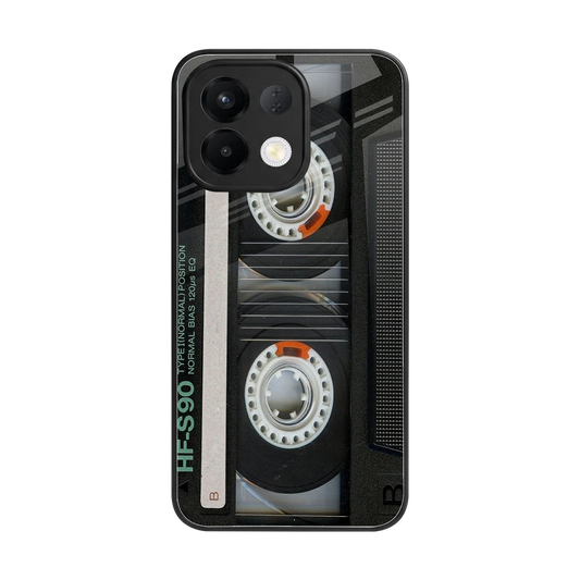 Cassette Tape back phone cover | glass case for oppo k13 5g