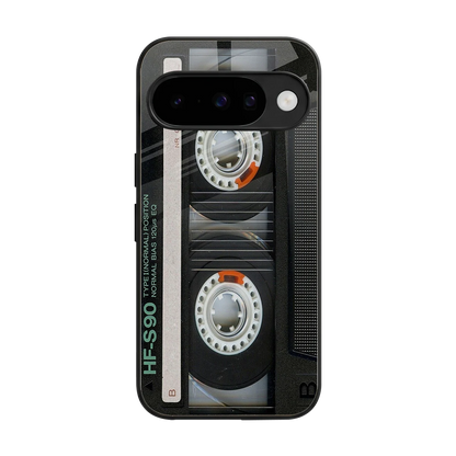 Cassette Tape back phone cover | glass case for google pixel 10