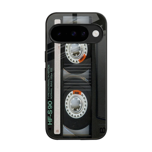 Cassette Tape back phone cover | glass case for google pixel 10