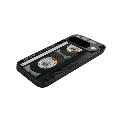 Cassette Tape stylish phone case for google pixel 10 | glossy glass and slim fit