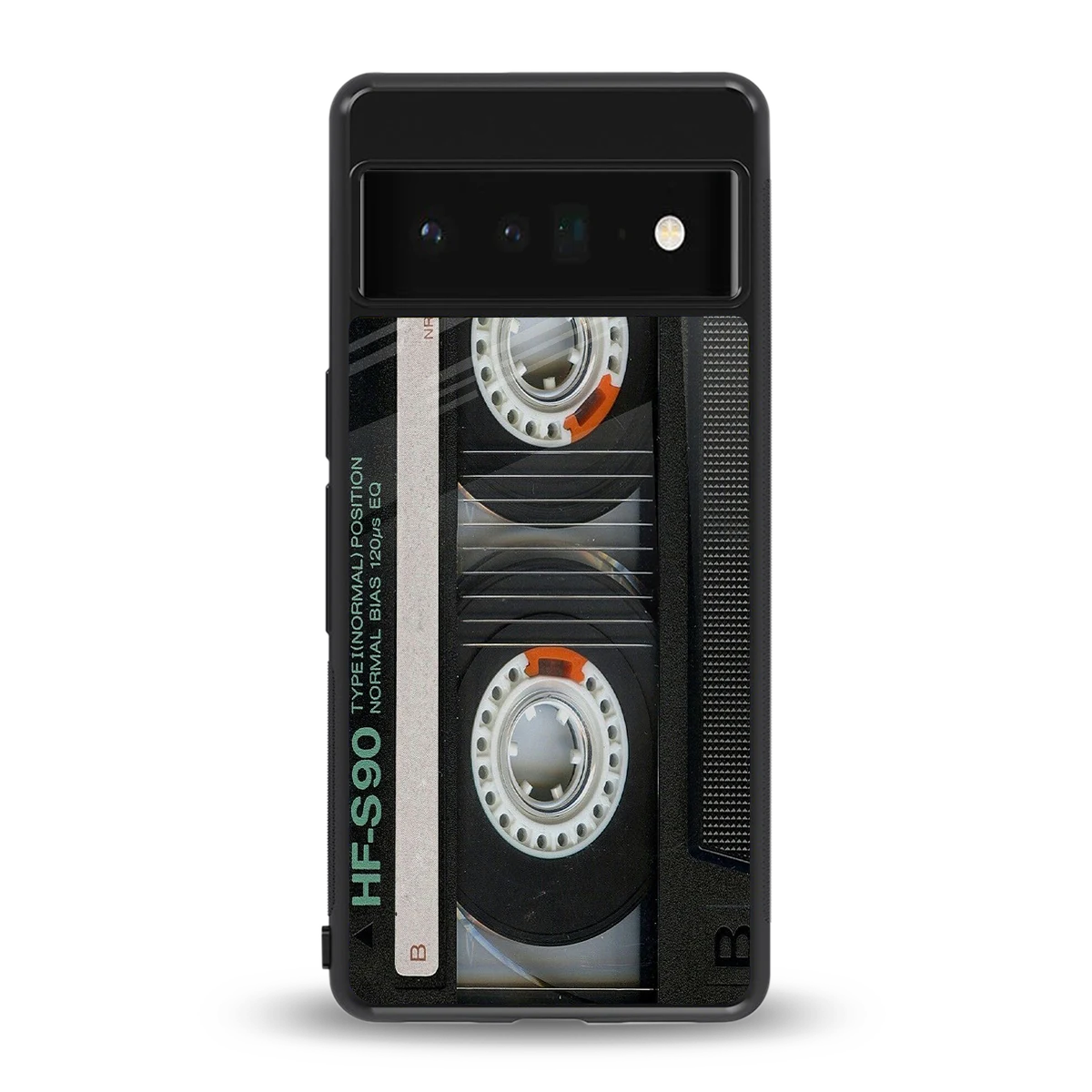 Cassette Tape back phone cover | glass case for google pixel 6 pro