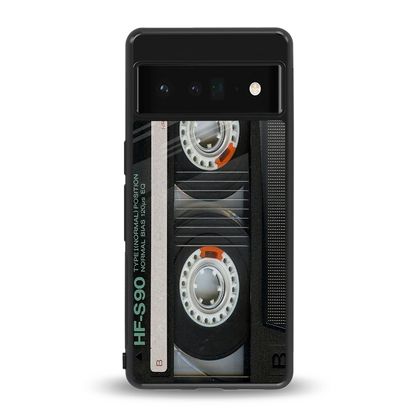 Cassette Tape back phone cover | glass case for google pixel 6 pro