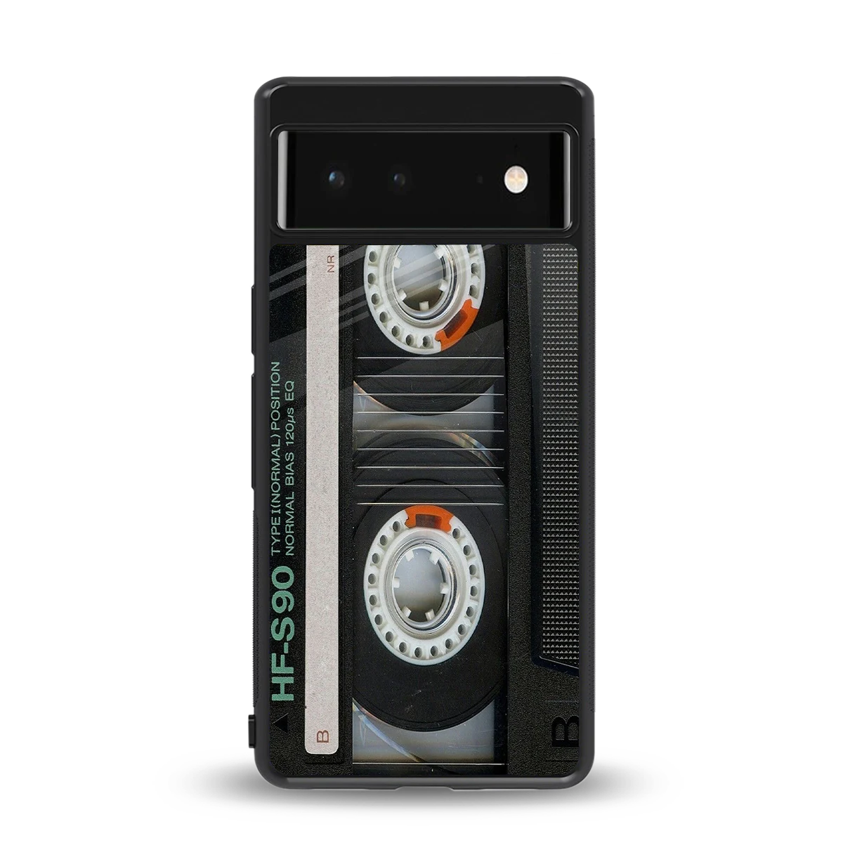 Cassette Tape back phone cover | glass case for google pixel 6
