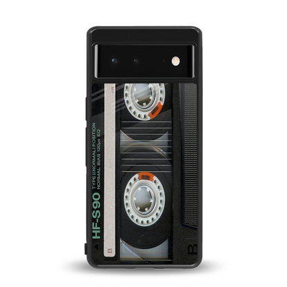 Cassette Tape back phone cover | glass case for google pixel 6