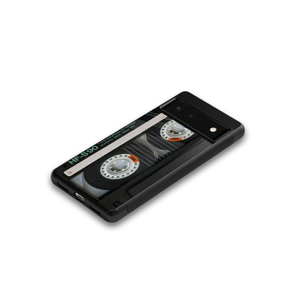 Cassette Tape google pixel 6a mobile cover | shockproof glass phone case