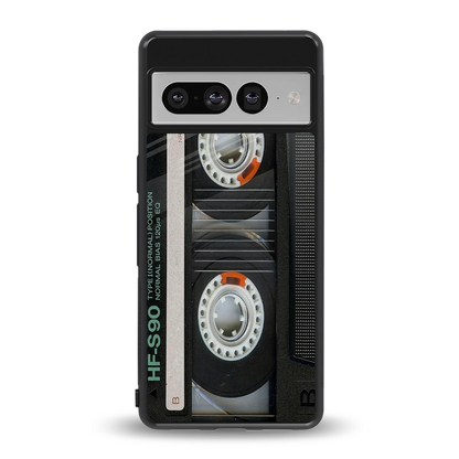 Cassette Tape back phone cover | glass case for google pixel 7 pro