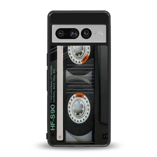 Cassette Tape back phone cover | glass case for google pixel 7 pro