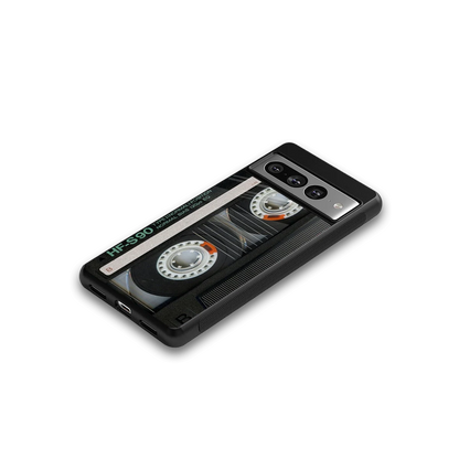 Cassette Tape google pixel 7 pro mobile cover | shockproof glass phone case