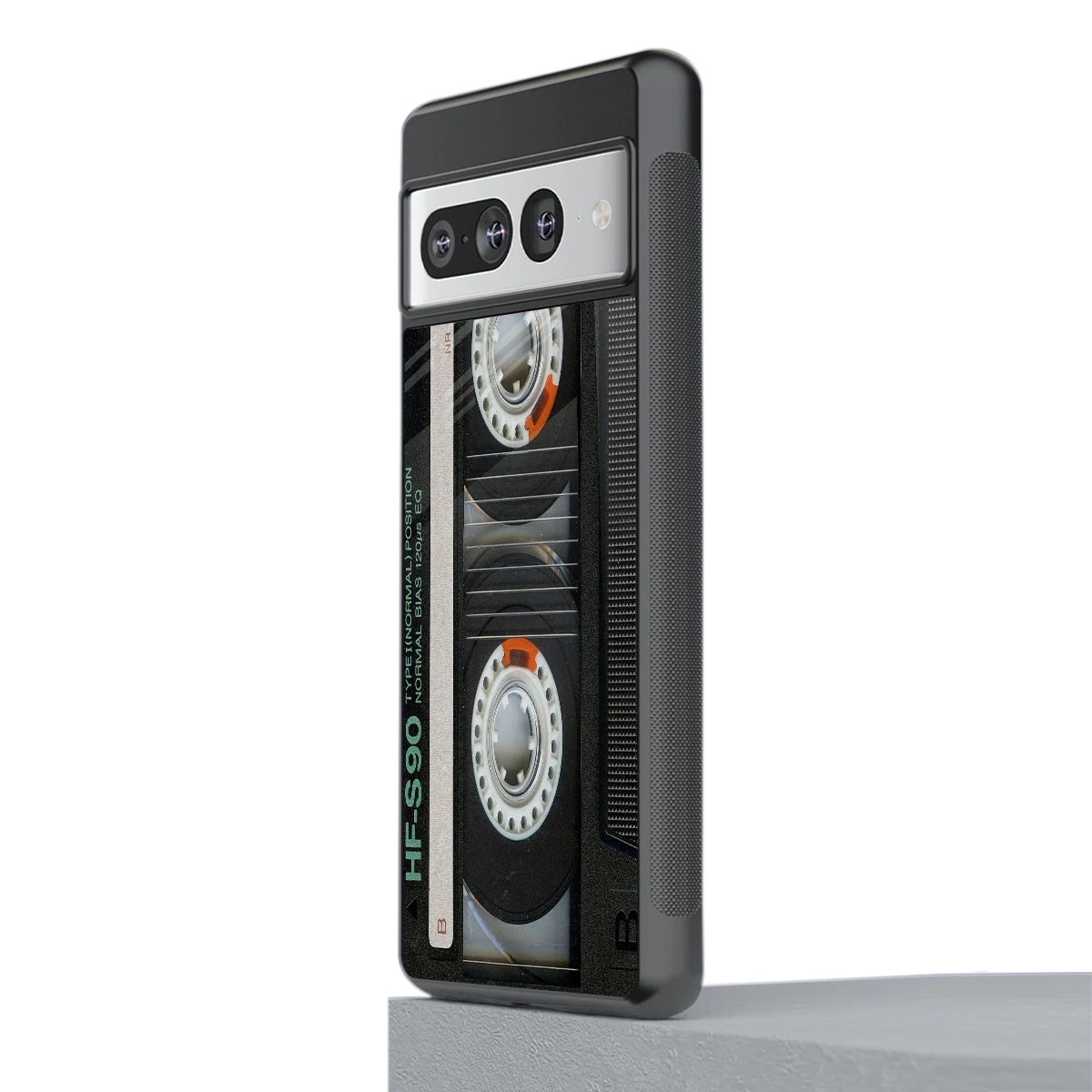 Cassette Tape stylish phone case for google pixel 7 pro | glossy glass and slim fit