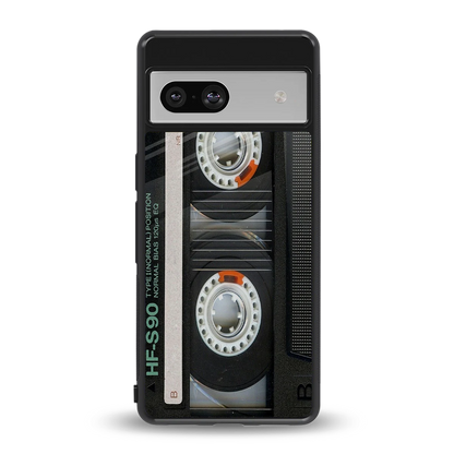 Cassette Tape back phone cover | glass case for google pixel 7a
