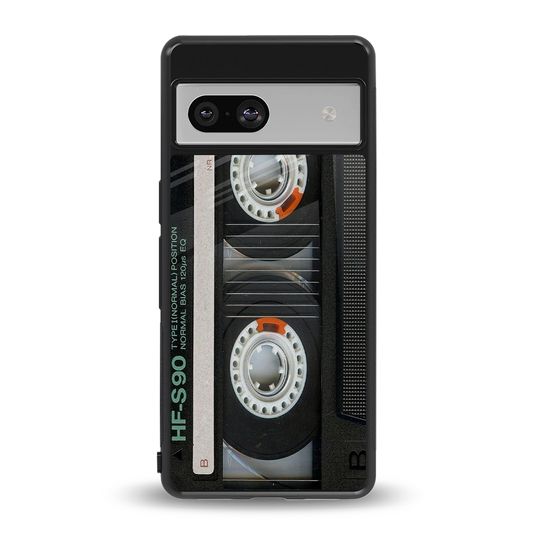 Cassette Tape back phone cover | glass case for google pixel 7a