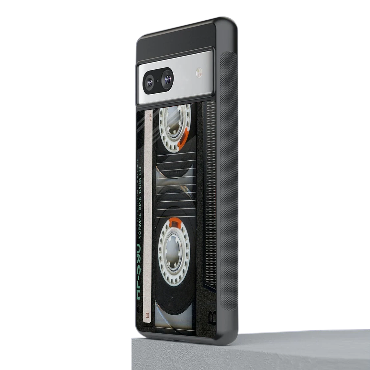 Cassette Tape stylish phone case for google pixel 7 | glossy glass and slim fit