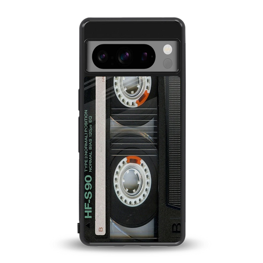 Cassette Tape back phone cover | glass case for google pixel 8 pro