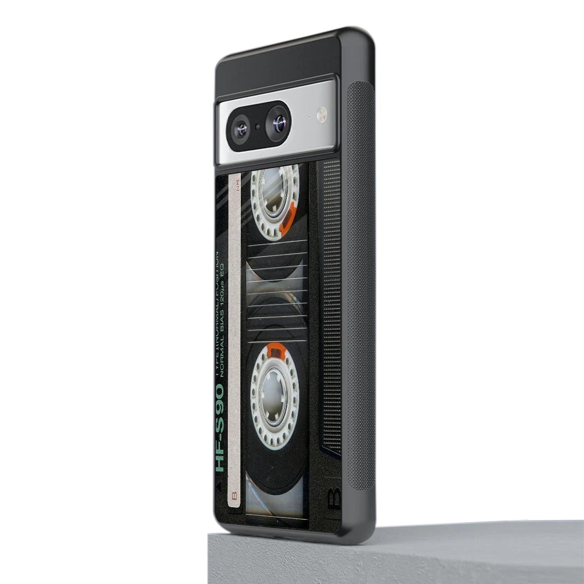 Cassette Tape stylish phone case for google pixel 8 | glossy glass and slim fit