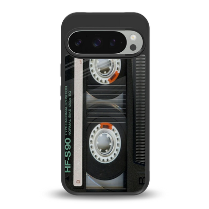 Cassette Tape back phone cover | glass case for google pixel 9 pro