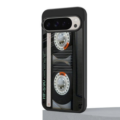 Cassette Tape google pixel 9 pro mobile cover | shockproof glass phone case