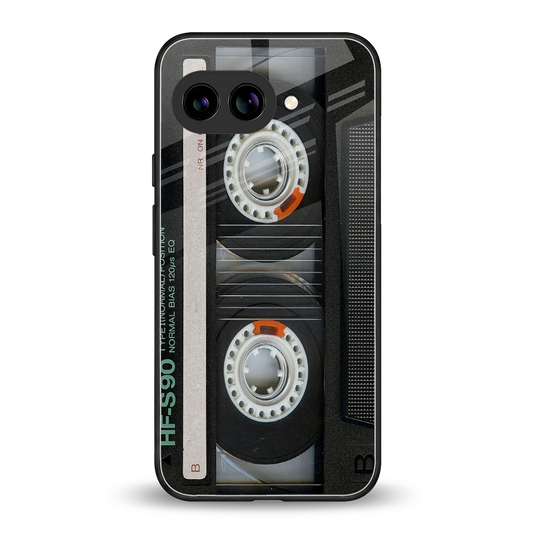Cassette Tape back phone cover | glass case for google pixel 9a
