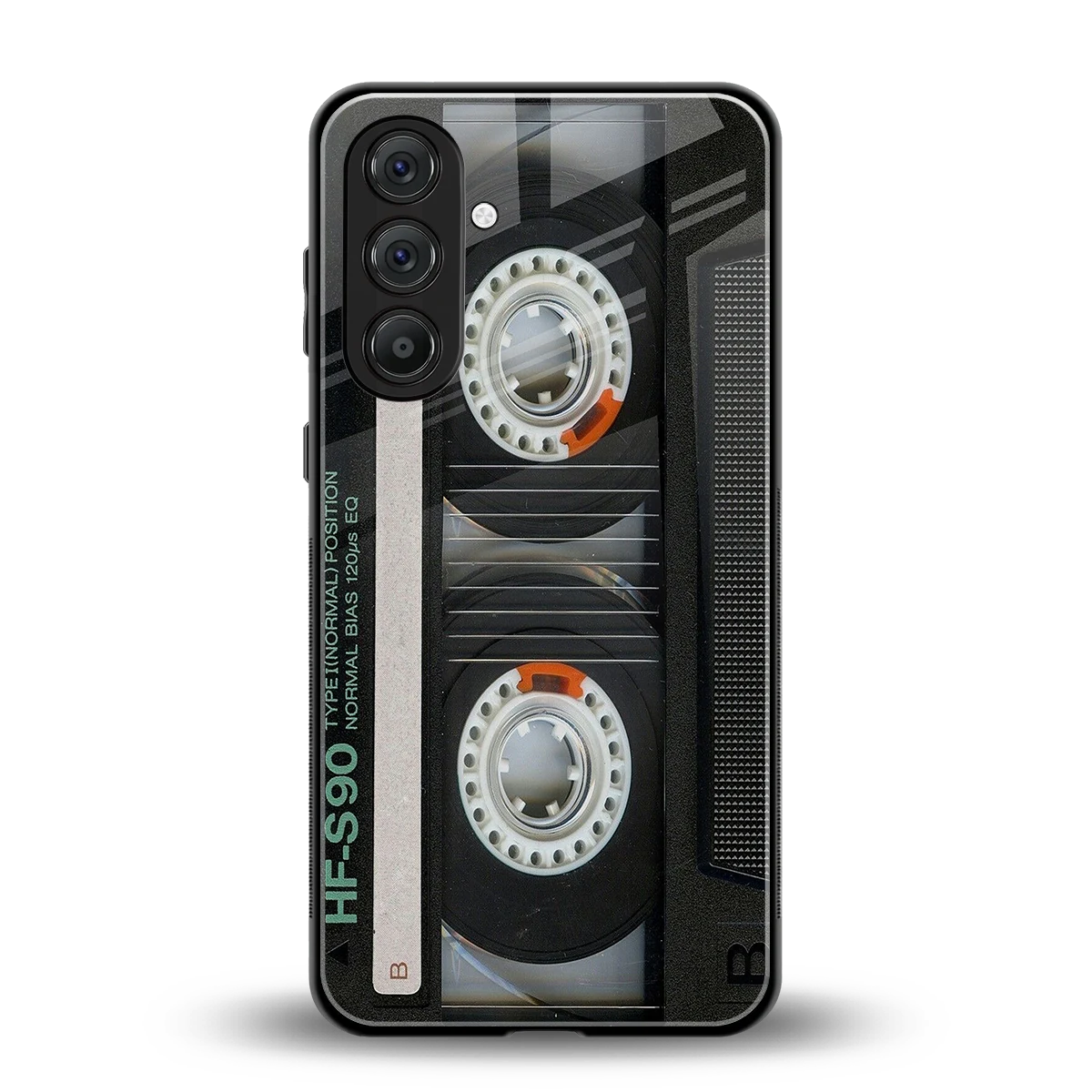 Cassette Tape back phone cover | glass case for samsung galaxy a36 5g