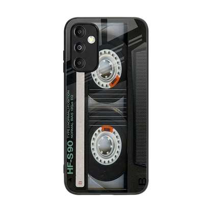 Cassette Tape back phone cover | glass case for samsung galaxy m14 5g