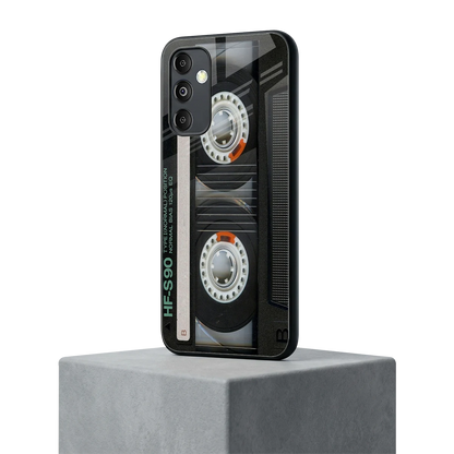 Cassette Tape samsung galaxy m14 5g mobile cover | shockproof glass phone case
