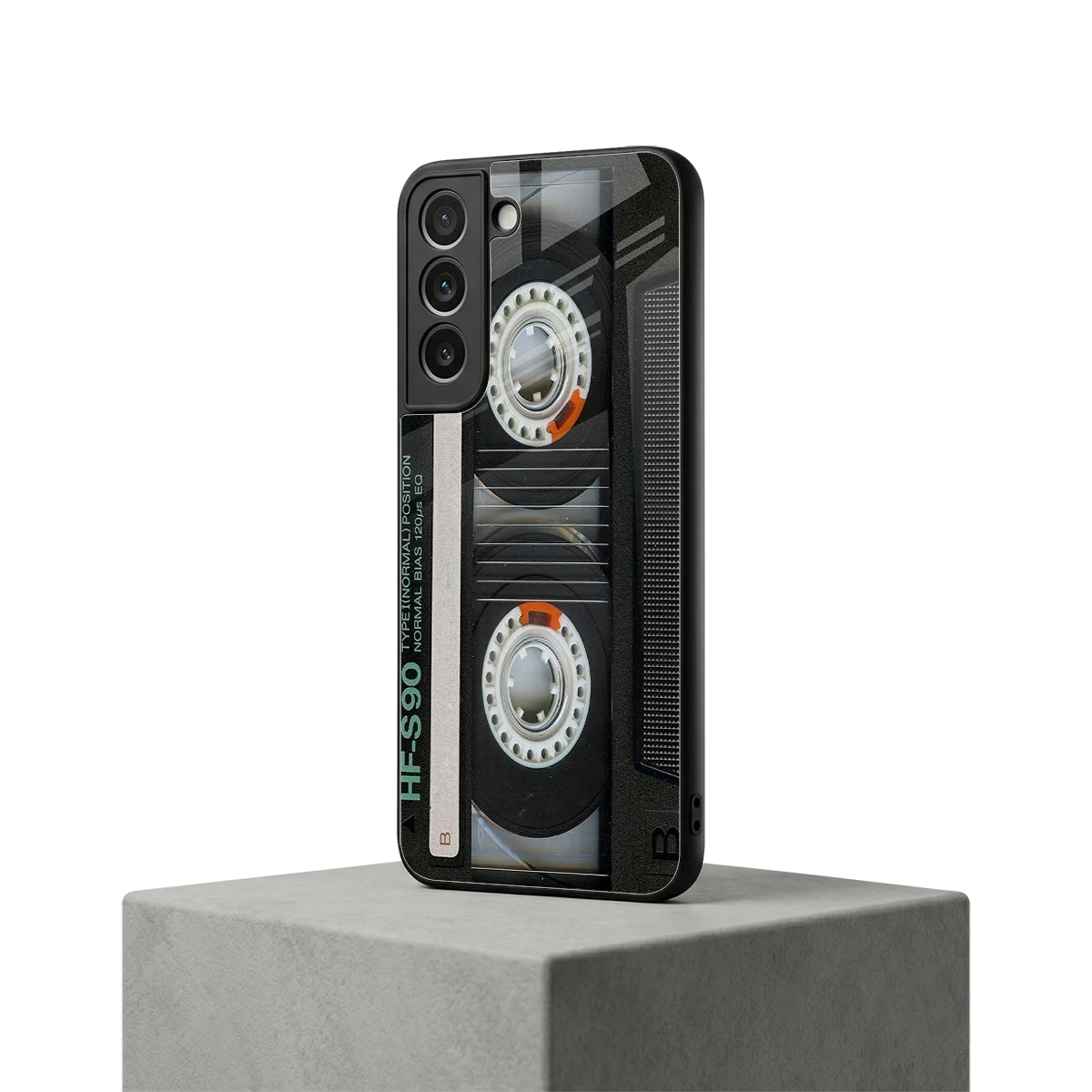 Cassette Tape samsung galaxy s22 mobile cover | shockproof glass phone case
