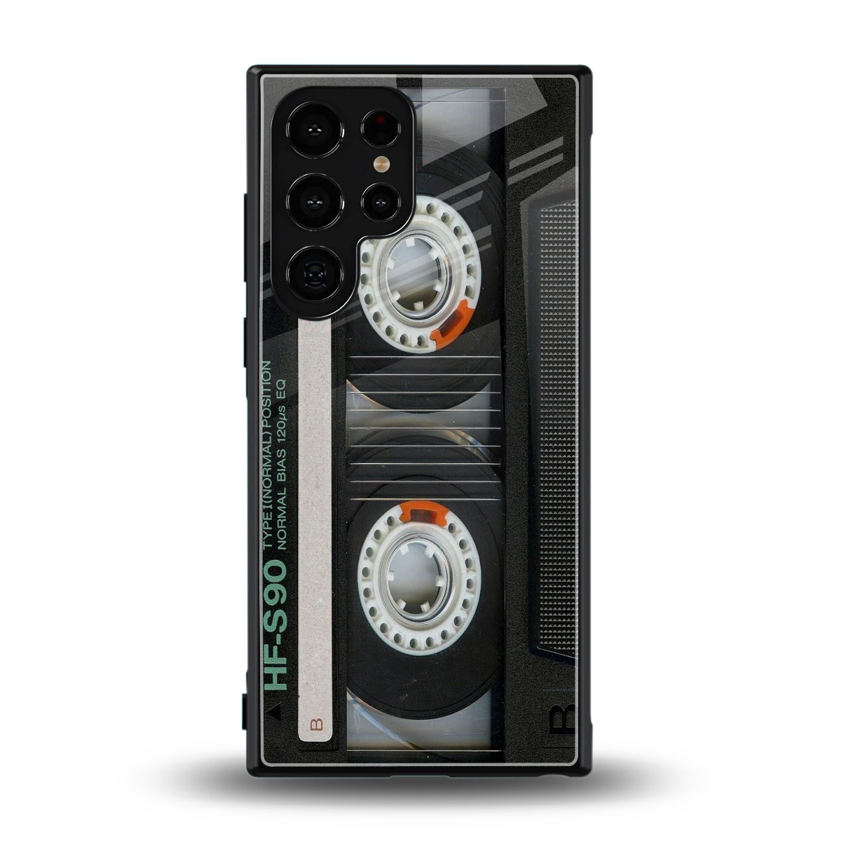 Cassette Tape back phone cover | glass case for samsung galaxy s23 ultra