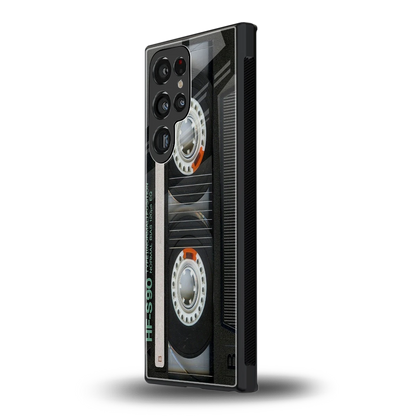 Cassette Tape samsung galaxy s23 ultra mobile cover | shockproof glass phone case