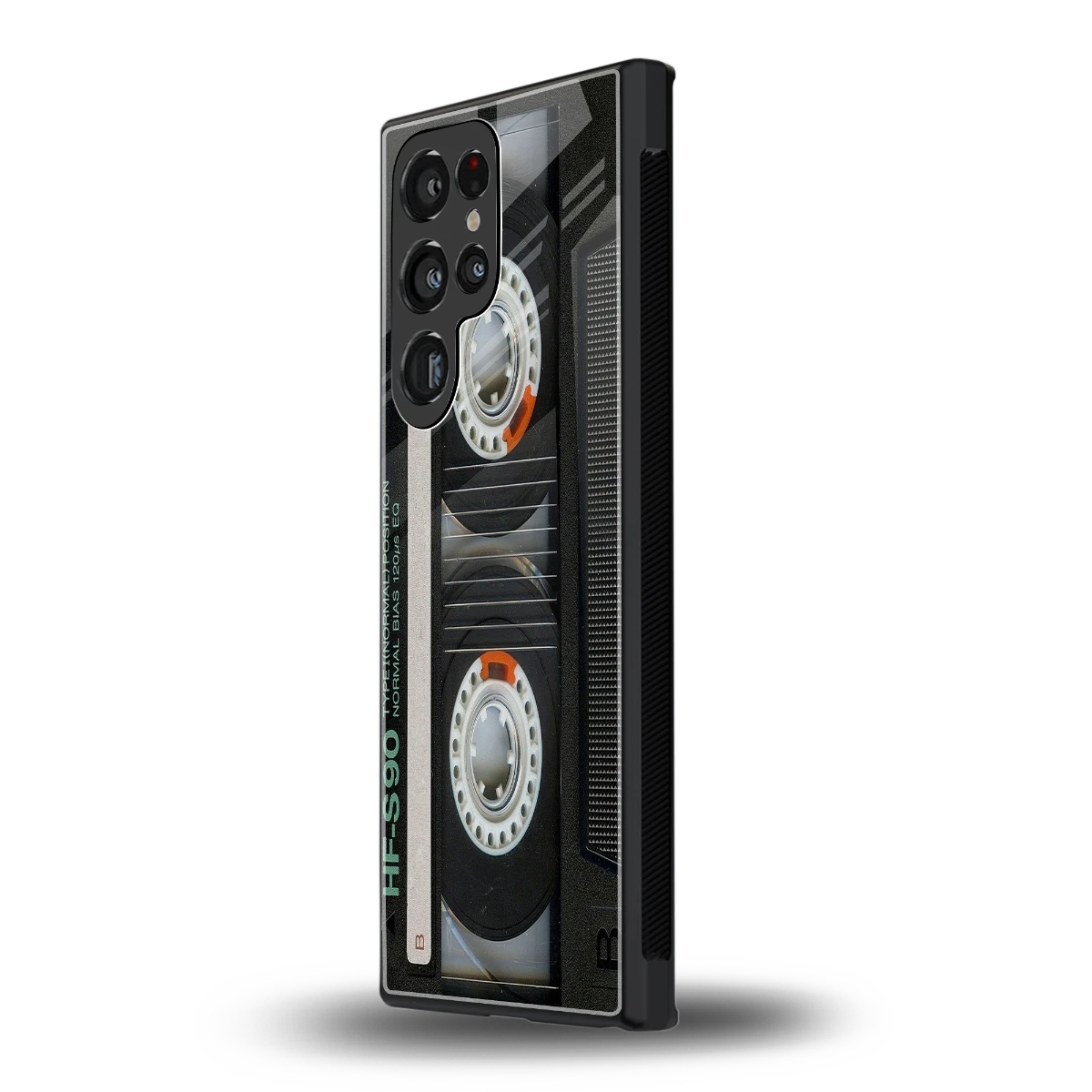 Cassette Tape samsung galaxy s24 ultra mobile cover | shockproof glass phone case