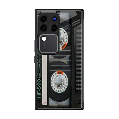 Cassette Tape back phone cover | glass case forvivo v30 pro