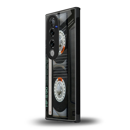 Cassette Tape vivo v40 pro mobile cover | shockproof glass phone case