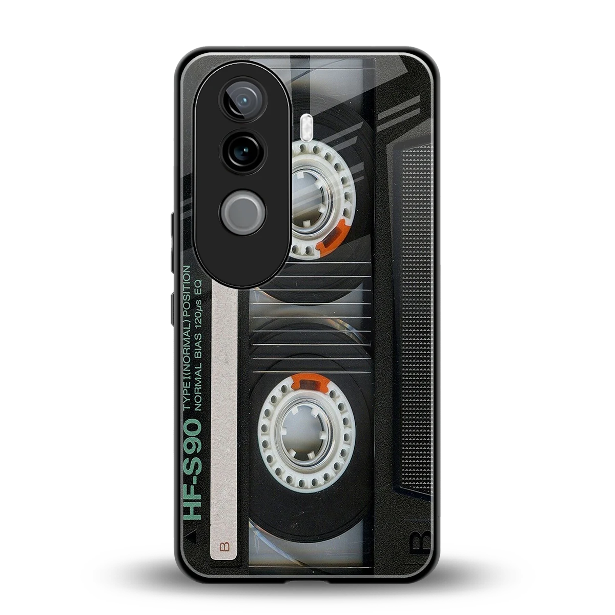 Cassette Tape back phone cover | glass case for vivo v40e
