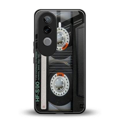 Cassette Tape back phone cover | glass case for vivo v40e