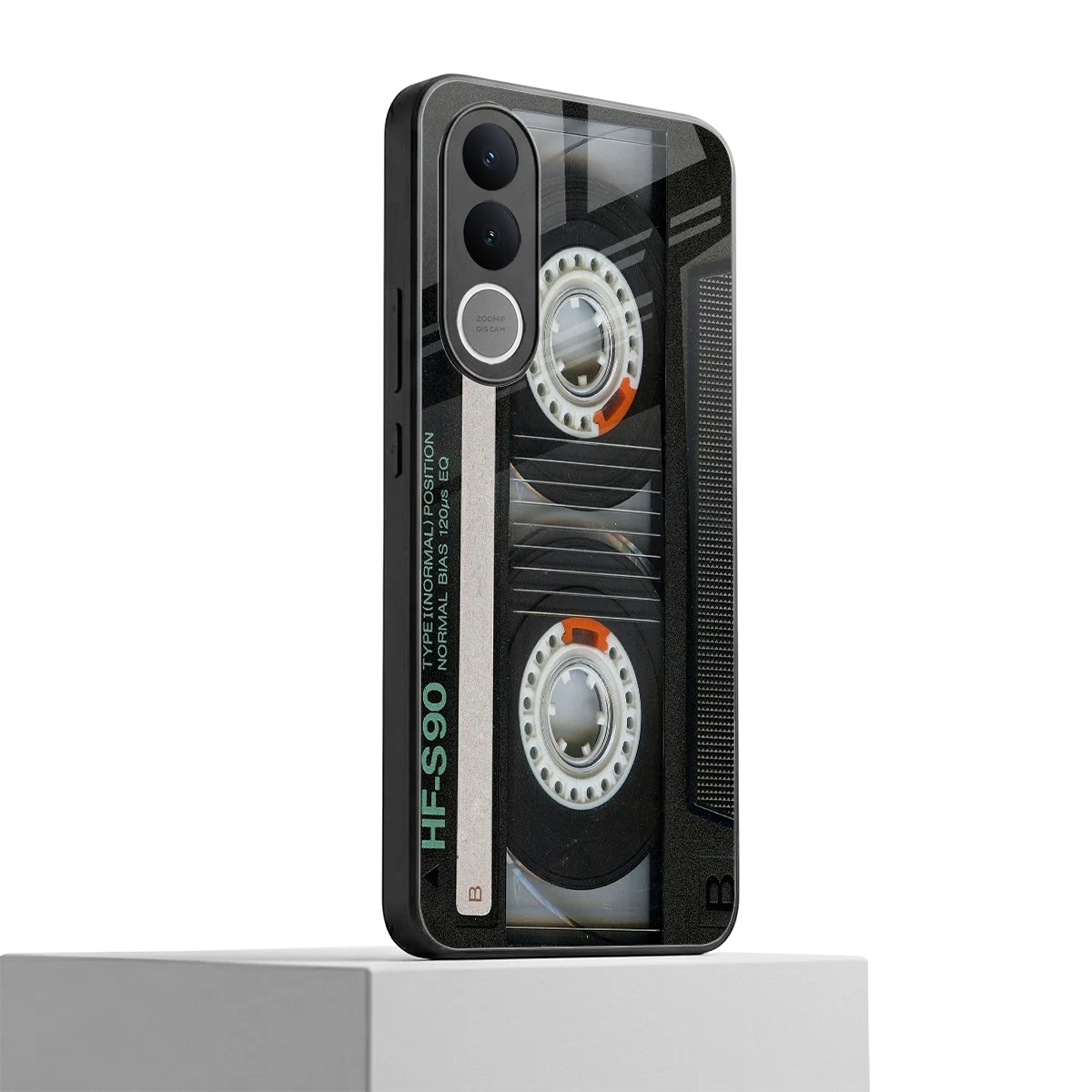 Cassette Tape vivo v70 fe mobile cover | shockproof glass phone case