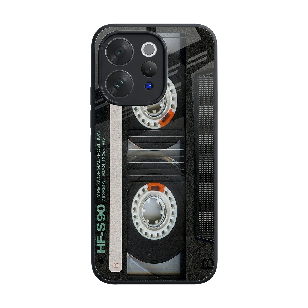 Cassette Tape back phone cover | glass case for vivo v70 elite