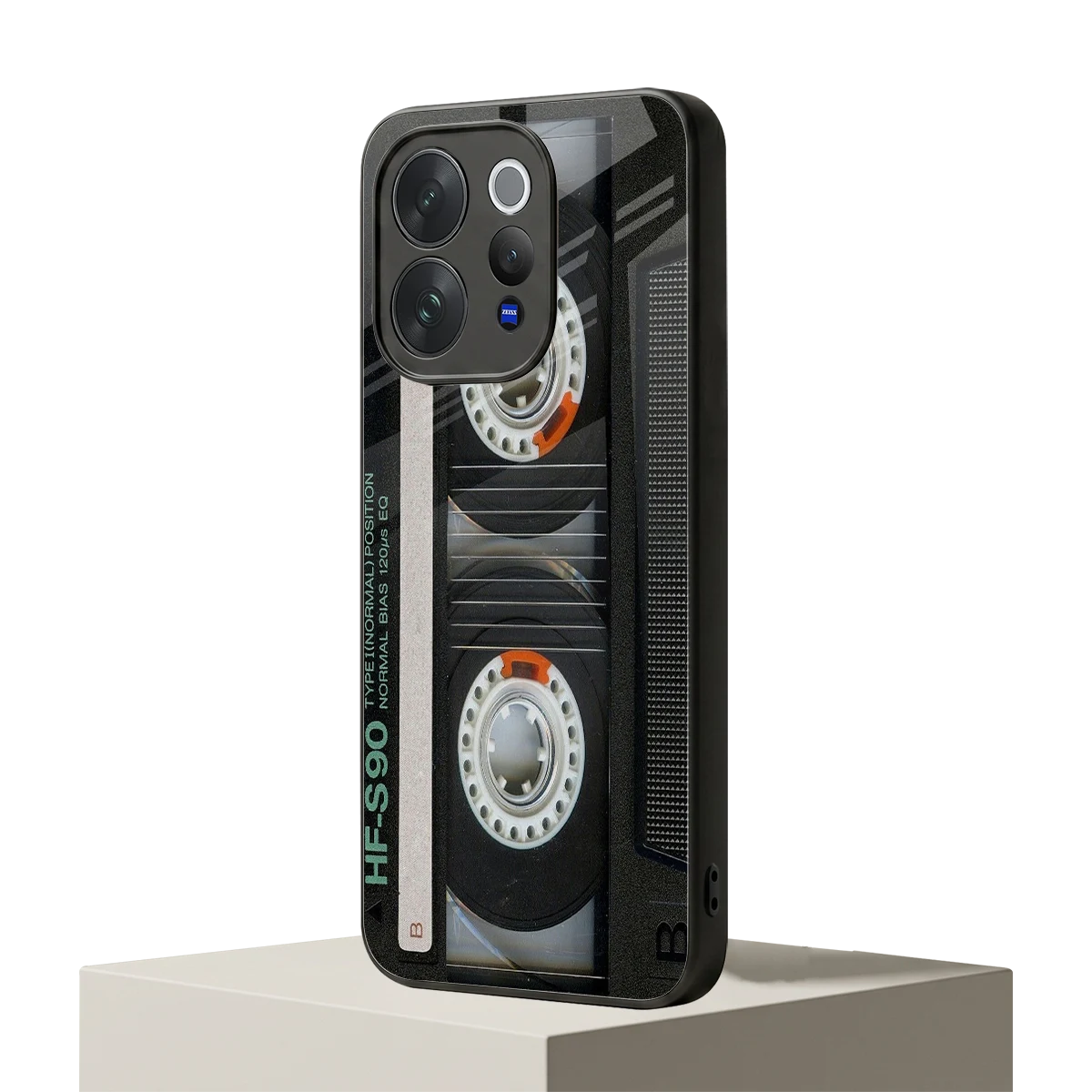 Cassette Tape vivo v70 elite mobile cover | shockproof glass phone case