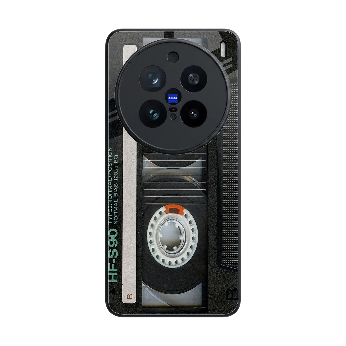 Cassette Tape back phone cover | glass case for vivo x200 pro