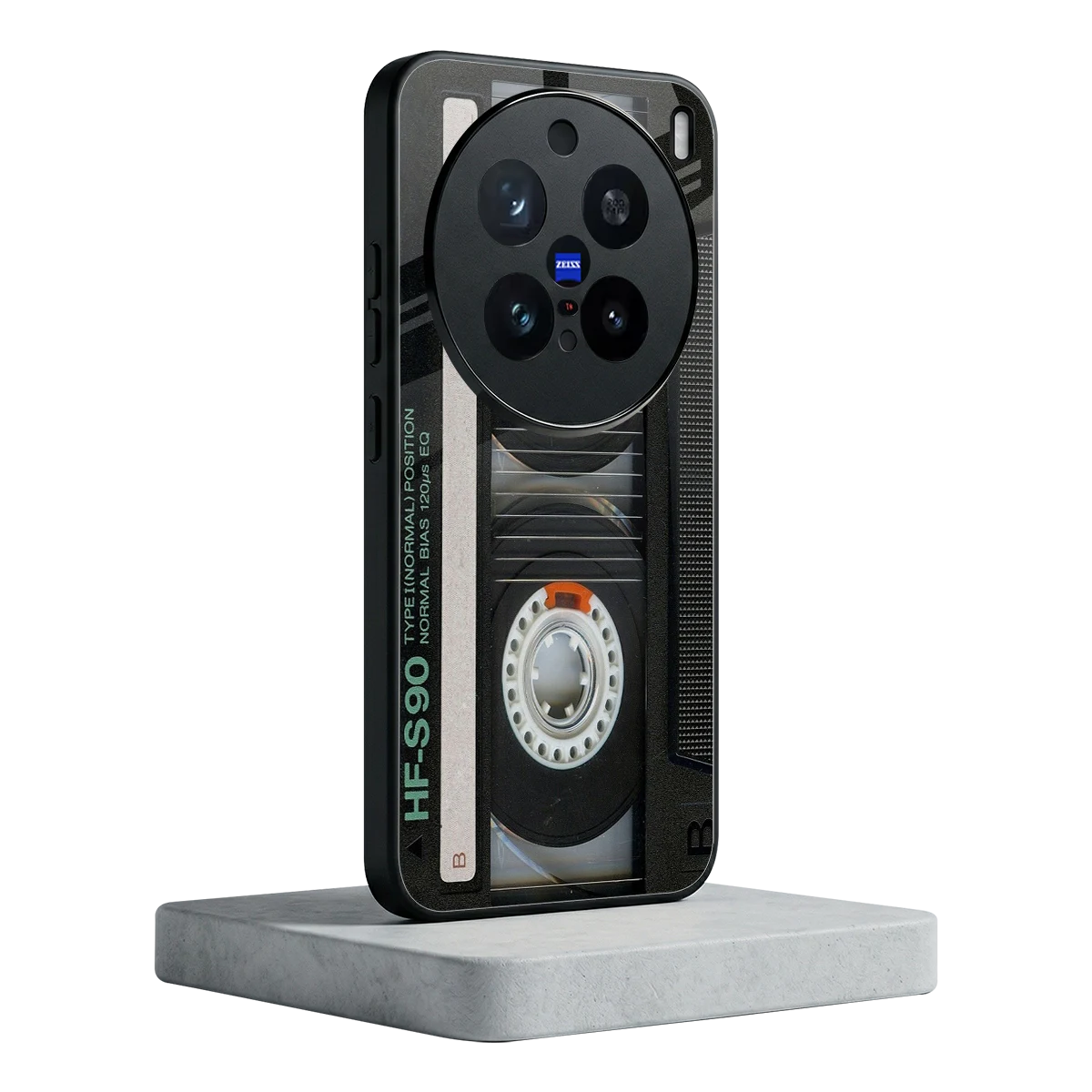 Cassette Tape vivo x200 pro mobile cover | shockproof glass phone case