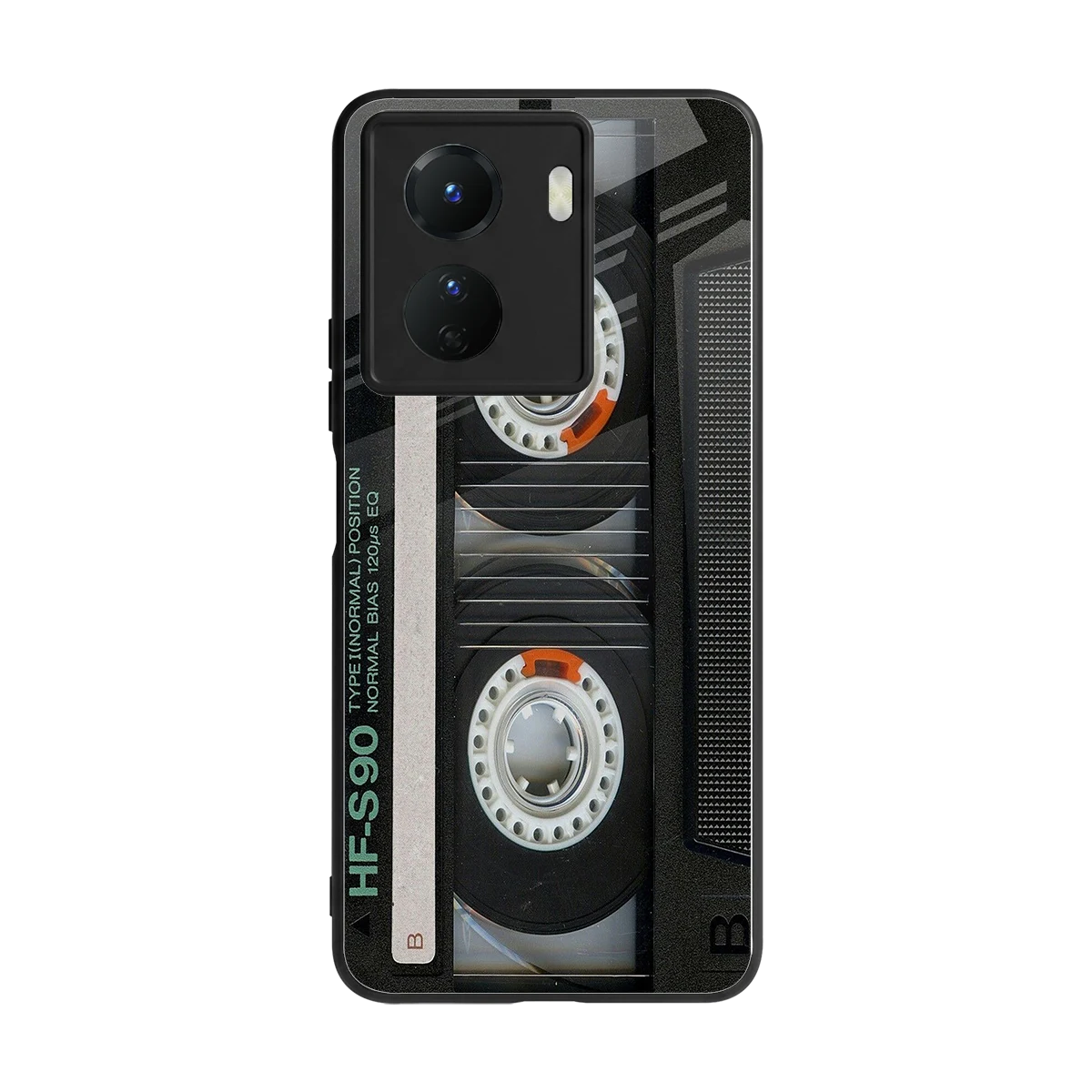 Cassette Tape back phone cover | glass case for vivo y16