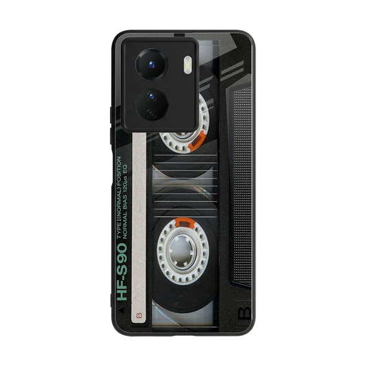 Cassette Tape back phone cover | glass case for vivo y16