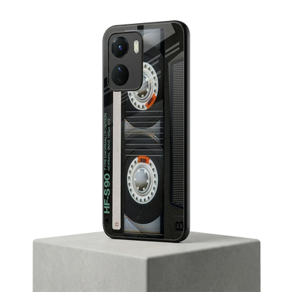 Cassette Tape vivo y16 mobile cover | shockproof glass phone case