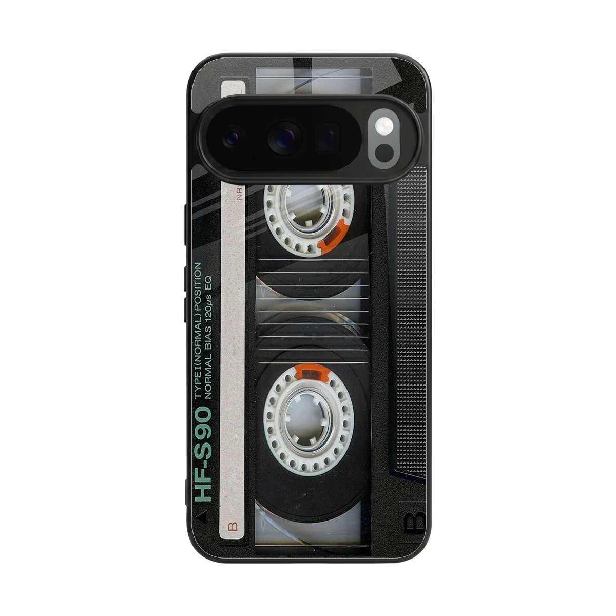 Cassette Tape back phone cover | glass case for google pixel 10 pro